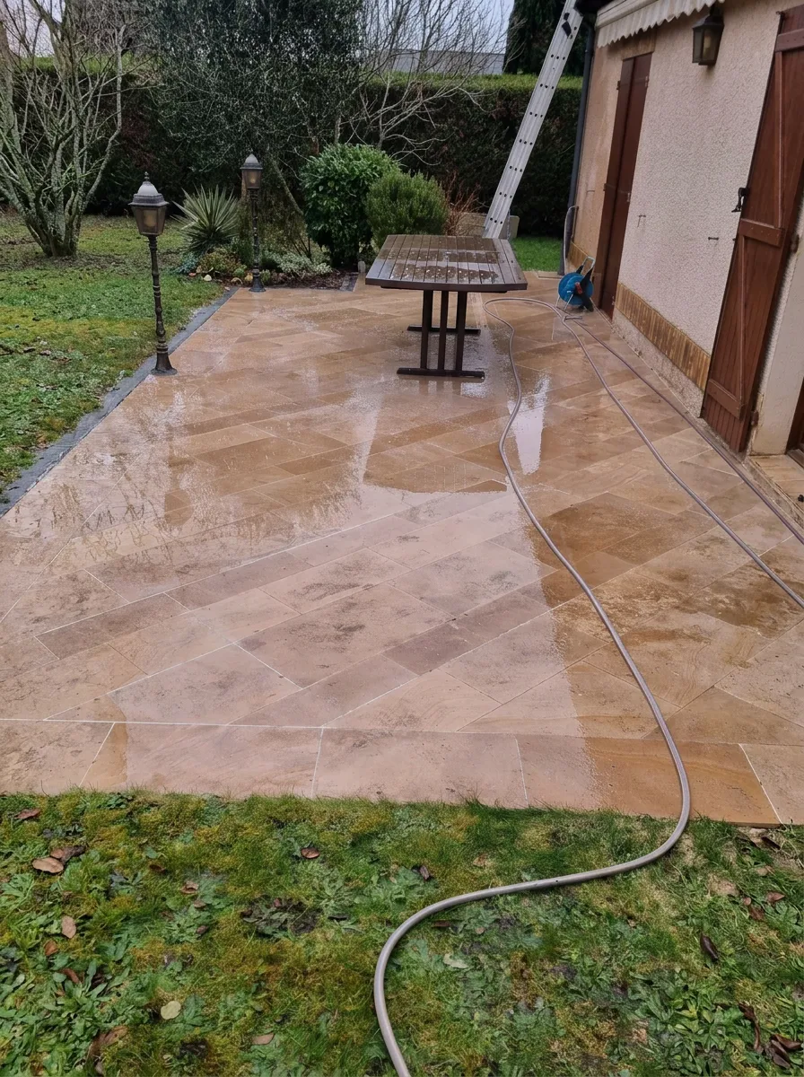Nettoyage de terrasse — Toiture Winter